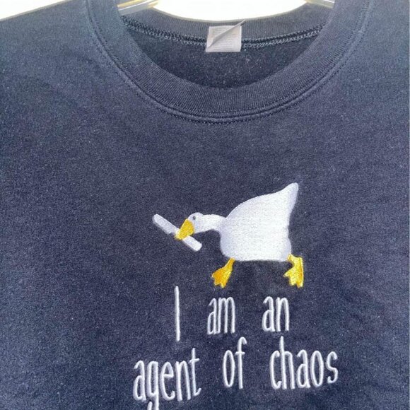 “Agent of Chaos” Sweatshirt, Medium - Picture 7 of 7